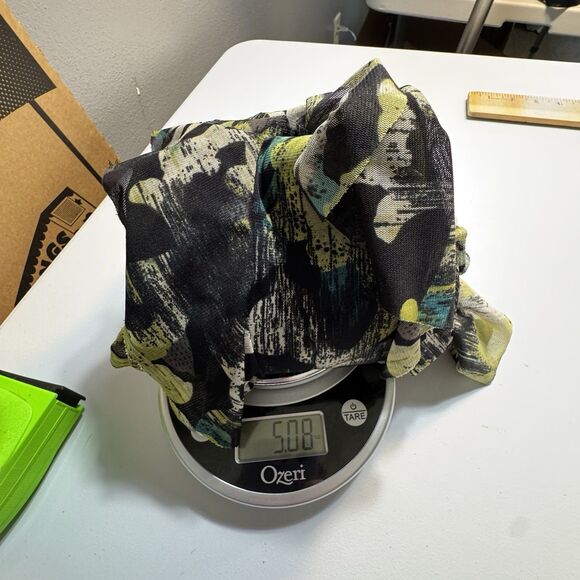 Relativity Size Medium Multi-color Floral Ruffled Lined Mesh Skirt Knee Length - Picture 7 of 7